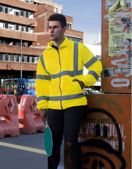 Jachetă de lucru cu elemente reflectorizante